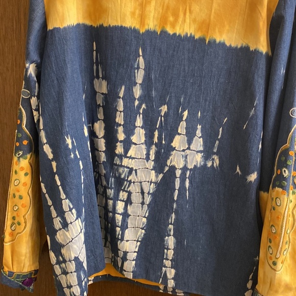 Sandy Starkman Spirit blazer/ jacket embroidered and hand painted SIZE 1X EUC - Picture 9 of 10